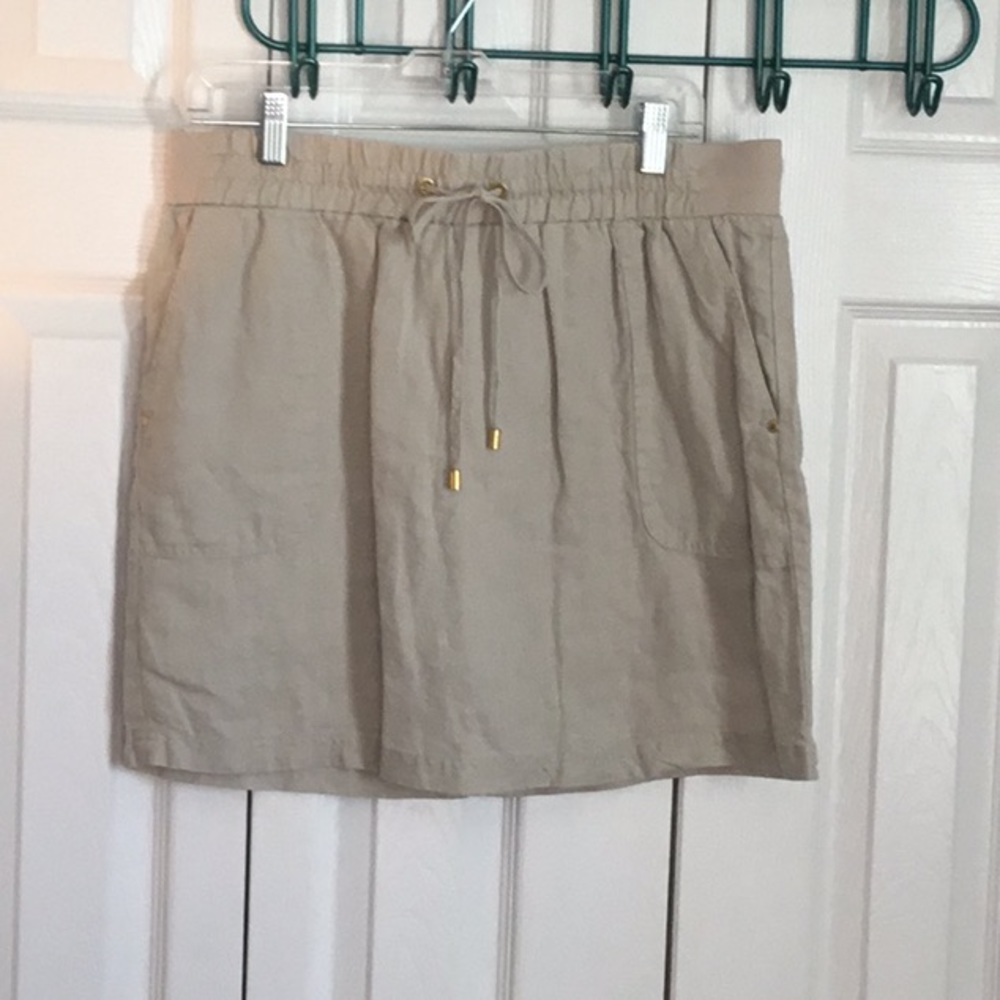 Ellen Tracy Khaki Skort